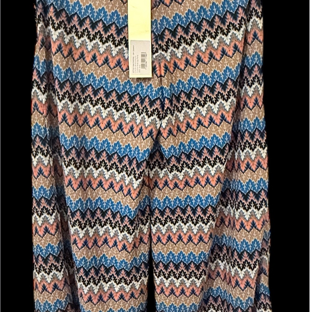 PatBO Vibrant Chevron Wide Leg Pants